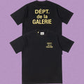 Gallery Dept. DÉPT. de la GALERIE Short Sleeve T-Shirt - Black/Yellow