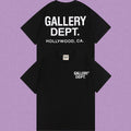 Gallery Dept. Hollywood Logo Short Sleeve T-Shirt - Black/White