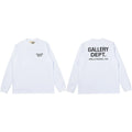Gallery Dept. Hollywood Logo Long Sleeve T-Shirt - White