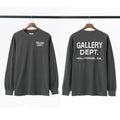 Gallery Dept. Hollywood Logo Long Sleeve T-Shirt - Charcoal Grey